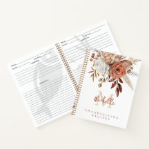 Monogram Terracotta Florals Erntedank Rezepte