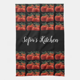 Monogram Tomato Motif serviette de cuisine