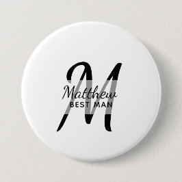 Monogram TRAUZEUGE Trauzeugen Trauzeuge Name hinzu Button