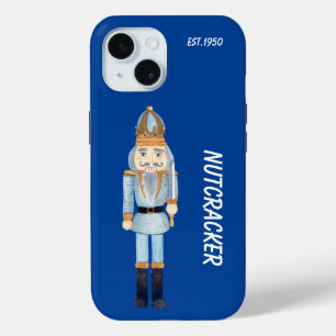 Monogram trendy Cartoon Nutcracker Marine blau Case-Mate iPhone Hülle