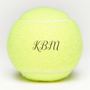 Monogram Triple Initialskript Tennisbälle