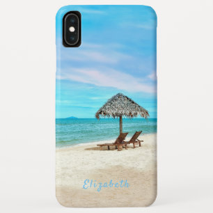 Monogram Tropical Beach Scene Case-Mate iPhone Hülle