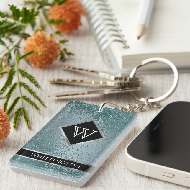 Monogram Twinkle Ombre - Turquoise (Devant droit)