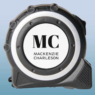 Monogram Two Initials Custom Maßband