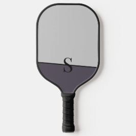 Monogram Two Tone Fog & Warm Slate mit Schwarz Pickleball Schläger
