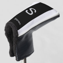 Monogram Two Tone Modern Black and White