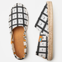 Monogram V Handmade Leinwand Shoes Espadrilles