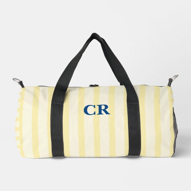 Monogram Vintage Yellow Stripes Duffle Bag (Vorderseite)