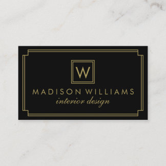 Monogram Visitenkarte