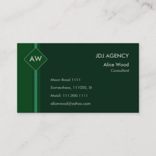 Monogram Visitenkarte