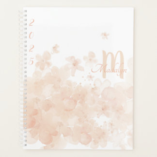 Monogram Watercolor Pastel 2025 Floral 