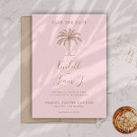 Monogram Wedding Logo Palm Tree Save the Date Card<br><div class="desc">Schöne und elegante Wedding Save the Date Card feiert die Liebe in ihrer reinsten Form mit Einladungen, die die Eleganz Ihrer Gewerkschaft widerspiegeln. Bestellen Sie noch heute Ihre eleganten Einladungen für Hochzeiten und Set Sie die Bühne für eine Feier, die so zeitlos ist wie Ihre Liebe. Egal ob Sie den...</div>