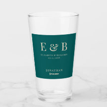 Monogram Wedding Trauzeuge Geschenk Personalisiert