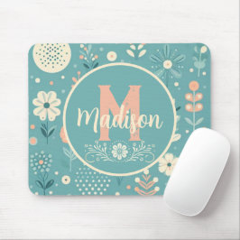 Monogram Whimsical Blogs Mousepad