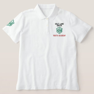 Monogram Youth Golf Club Business Red Green LOGO
