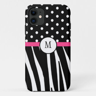 Monogram Zebra Print iPhone title_seo2