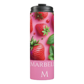 MONOGRAMA FRESA DE TARTA PERSONALIZADO THERMOSBECHER