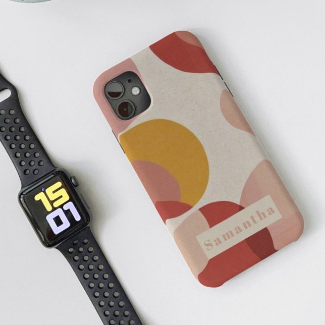 Monograme des Abstrakten Circle Case-Mate iPhone 14 Pro Max Hülle (Von Creator hochgeladen)