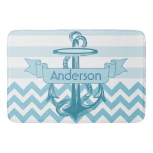 Monogramed Anker Badematte