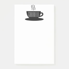 MONOGRAMKAFFEE - Nachhinweise Post-it Klebezettel