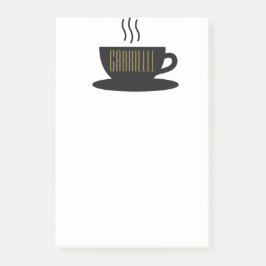 MONOGRAMKAFFEE - Nachhinweise Post-it Klebezettel