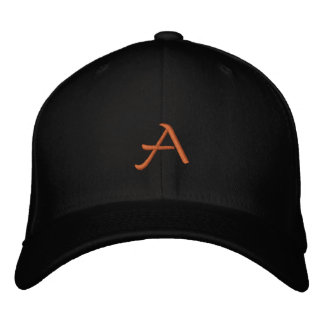 Monogramm A (beste ein oder zwei Buchstaben) Bestickte Baseballkappe