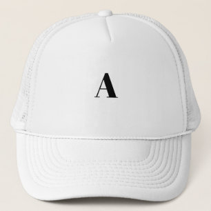 Monogramm A Buchstabe oder Symbol Custom Abril Fat Truckerkappe
