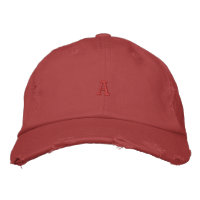 Monogramm A Letter, gedruckt Erstmaliger Baseballh