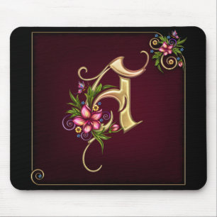 Monogramm A Mousepad