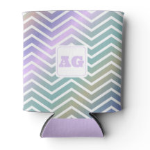 Monogramm abstrakt Regenbogen Chevron moderne Näh