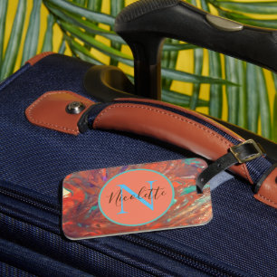 Monogramm Abstrakte Malerei Gepäckanhänger