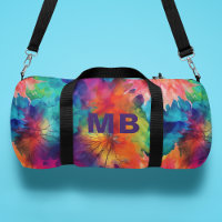 Monogramm Abstrakte Wasserfarbe Personalisiert
