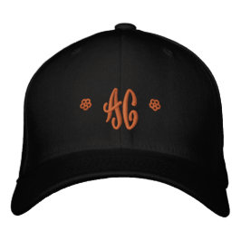 Monogramm * AC * (am besten mit zwei Buchstaben) Bestickte Baseballkappe