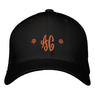 Monogramm * AC * (am besten mit zwei Buchstaben) Bestickte Baseballkappe
