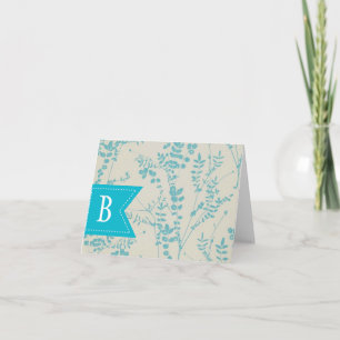 Monogramm All-Occasion-Mitteilungskarten Dankeskarte