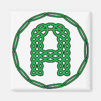 Monogramm Anfangsbuchstabe A im keltischen Stil