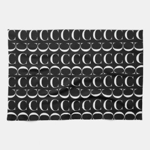 Monogramm-Anfangsbuchstabe C, wählen Handtuch