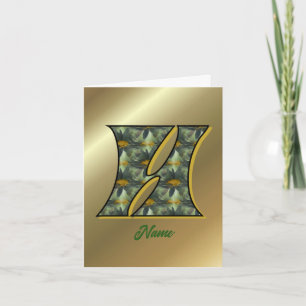 Monogramm Anfangsbuchstabe H Gänseblümchen Kunst P