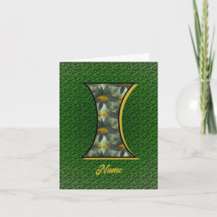 Monogramm Anfangsbuchstabe I Gänseblümchen Kunst P