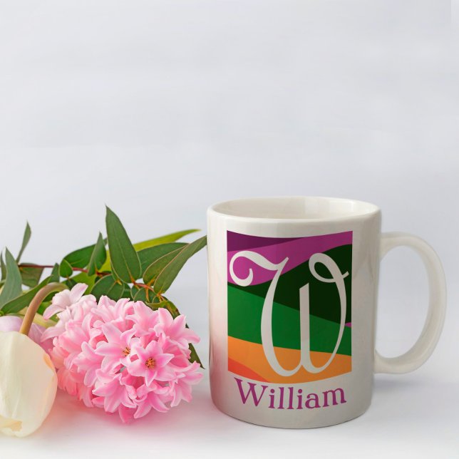 Monogramm Anfangsbuchstabe  Kaffeetasse (Von Creator hochgeladen)