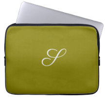 Monogramm Anfangsbuchstabe minimalistisches Salbei