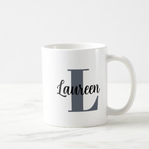 Monogramm Anfangsbuchstabe Name Kaffeetasse
