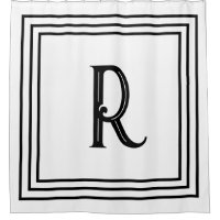 Monogramm Anfangsbuchstaben Schwarz Weiß Schrift D