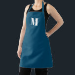 Monogramm aquamarin blau anpassen schürze<br><div class="desc">Anpassen Monogramm erste aquamarine blaue Schürze Unisex. Erhältlich in vielen Größen. Geeignet für Köche,  Koch,  Keramik,  Keramiken,  Kunsthandwerk,  Küche,  Kochen,  Backen,  Grillen,  Grill,  Geschäfte und Geschäfte etc.</div>