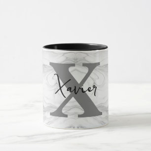 Monogramm aus modernem und klassischem Marmor, Let Tasse