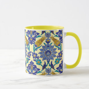 Monogramm Azulejo Keramik-Art-Vintage Verzierung Tasse