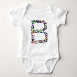 Monogramm B Baby Strampler