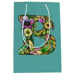 Monogramm B Großer T - Shirt Mittlere Geschenktüte
