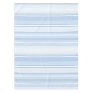 Monogramm babyblaue Streifen Tischdecke