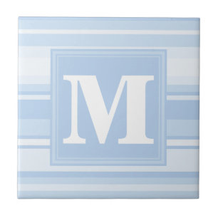 Monogramm Babystreifen Fliese